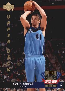 2008-09 Upper Deck Lineage - Rookie Standouts #RS-30 Kosta Koufos Front
