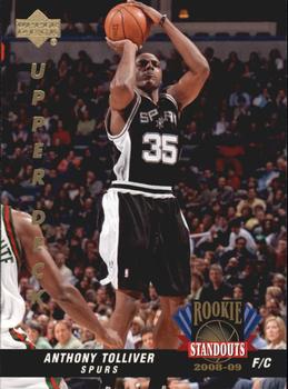 2008-09 Upper Deck Lineage - Rookie Standouts #RS-34 Anthony Tolliver Front