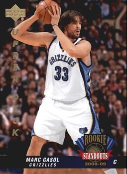 2008-09 Upper Deck Lineage - Rookie Standouts #RS-47 Marc Gasol Front
