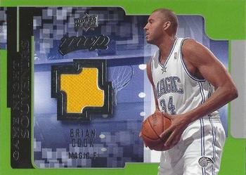 2008-09 Upper Deck MVP - Game Night Souvenirs #GN-BC Brian Cook Front