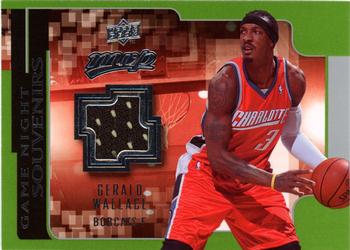 2008-09 Upper Deck MVP - Game Night Souvenirs #GN-GW Gerald Wallace Front