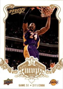 2008-09 Upper Deck MVP - Kobe Bryant MVP White #NNO Kobe Bryant Front