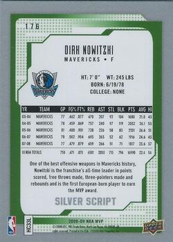 2008-09 Upper Deck MVP - Silver Script #176 Dirk Nowitzki Back