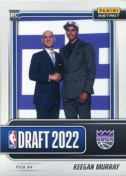 2022-23 Panini Instant NBA Draft Night #DN4 Keegan Murray Front