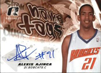 2008-09 Upper Deck Radiance - Name Tag Autographs #NT-AA Alexis Ajinca Front