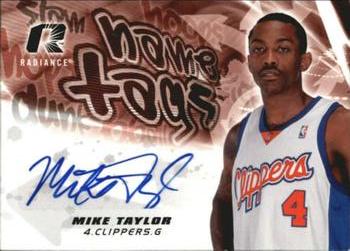 2008-09 Upper Deck Radiance - Name Tag Autographs #NT-MT Mike Taylor Front