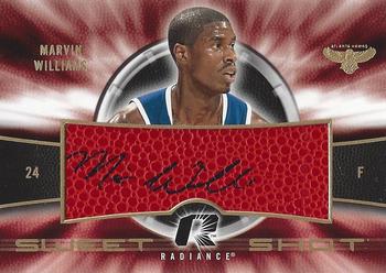 2008-09 Upper Deck Radiance - Sweet Shot Autographs #SS-MW Marvin Williams Front