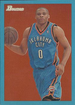 2009-10 Bowman 48 - Blue #55 Russell Westbrook Front