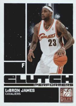2009-10 Donruss Elite - Clutch Performers #2 LeBron James Front