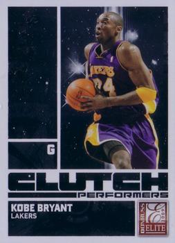 2009-10 Donruss Elite - Clutch Performers #5 Kobe Bryant Front