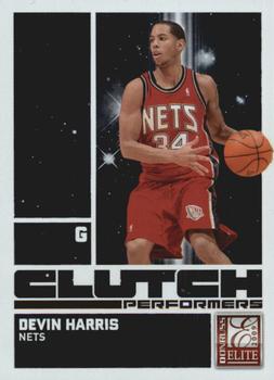 2009-10 Donruss Elite - Clutch Performers #15 Devin Harris Front