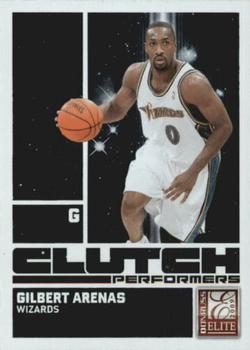 2009-10 Donruss Elite - Clutch Performers #16 Gilbert Arenas Front