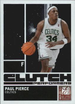 2009-10 Donruss Elite - Clutch Performers Black #1 Paul Pierce Front