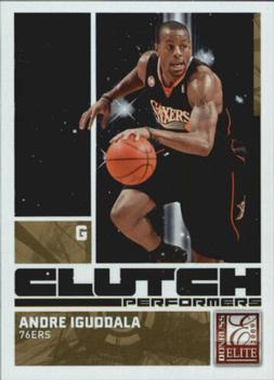 2009-10 Donruss Elite - Clutch Performers Gold #9 Andre Iguodala Front
