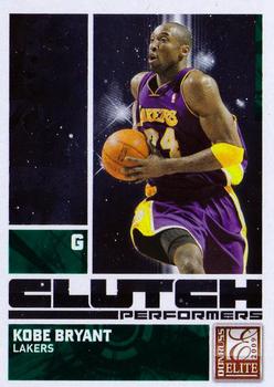 2009-10 Donruss Elite - Clutch Performers Green #5 Kobe Bryant Front