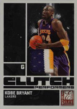2009-10 Donruss Elite - Clutch Performers Jerseys Prime #5 Kobe Bryant Front