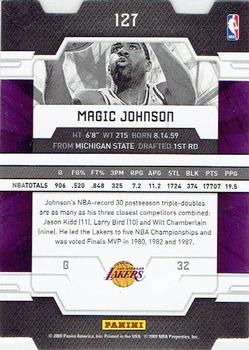 2009-10 Donruss Elite - Die Cut Status #127 Magic Johnson Back