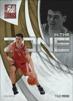 2009-10 Donruss Elite - In the Zone Gold #7 Yao Ming Front