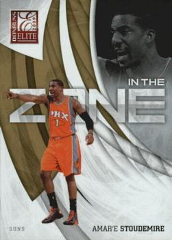 2009-10 Donruss Elite - In the Zone Gold #8 Amare Stoudemire Front