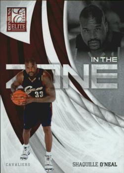 2009-10 Donruss Elite - In the Zone Red #1 Shaquille O'Neal Front