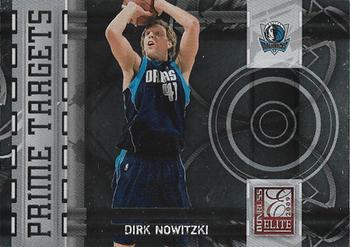 2009-10 Donruss Elite - Prime Targets #3 Dirk Nowitzki Front