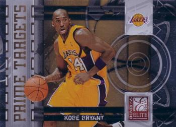 2009-10 Donruss Elite - Prime Targets Gold #2 Kobe Bryant Front