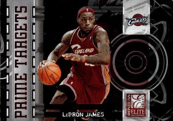 2009-10 Donruss Elite - Prime Targets Red #4 LeBron James Front
