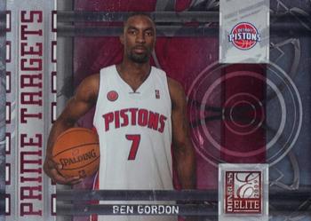 2009-10 Donruss Elite - Prime Targets Red #10 Ben Gordon Front