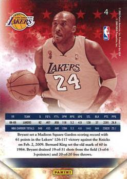2009-10 Panini - All-Pro Glossy #4 Kobe Bryant Back