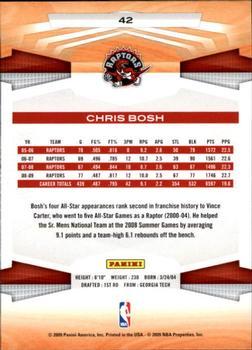 2009-10 Panini - Glossy #42 Chris Bosh Back