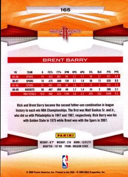 2009-10 Panini - Glossy #165 Brent Barry Back