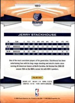 2009-10 Panini - Glossy #180 Jerry Stackhouse Back