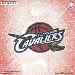 2009-10 Panini - Glow in the Dark Stickers #NNO Cleveland Cavaliers Front