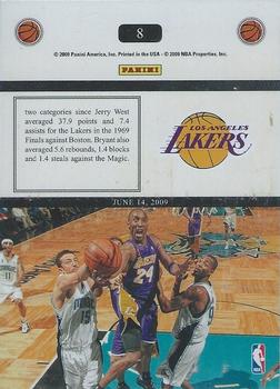 2009-10 Panini - Headliners #8 Kobe Bryant Back