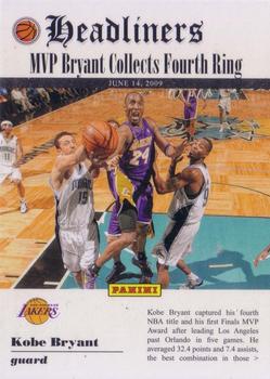 2009-10 Panini - Headliners #8 Kobe Bryant Front