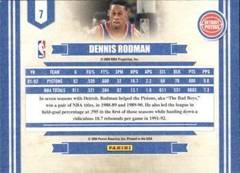 2009-10 Panini - Legends of the Game Glossy #7 Dennis Rodman Back