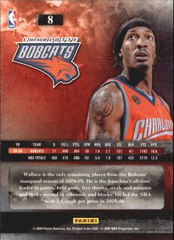 2009-10 Panini - The Franchise #8 Gerald Wallace Back