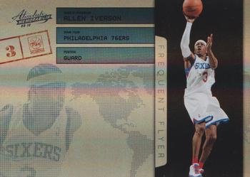 2009-10 Panini Absolute Memorabilia - Frequent Flyer #13 Allen Iverson Front