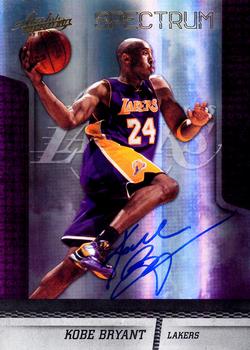 2009-10 Panini Absolute Memorabilia - Spectrum Signatures Gold #1 Kobe Bryant Front