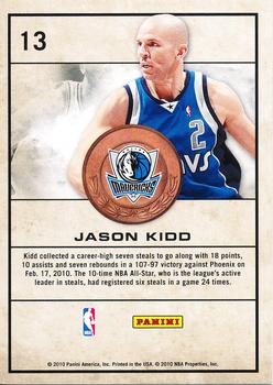 2009-10 Panini Absolute Memorabilia - Heroes #13 Jason Kidd Back