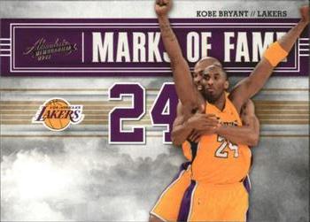 2009-10 Panini Absolute Memorabilia - Marks of Fame #9 Kobe Bryant Front