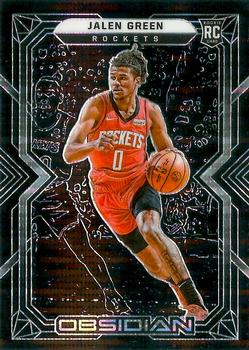2021-22 Panini Obsidian - Electric Etch Asia #152 Jalen Green Front