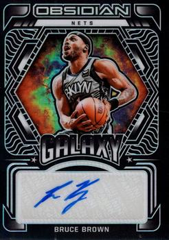 2021-22 Panini Obsidian - Galaxy Autographs #GA-BBR Bruce Brown Front