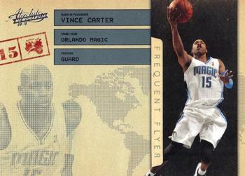 2009-10 Panini Absolute Memorabilia - Retail Frequent Flyer #9 Vince Carter Front
