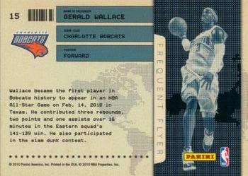 2009-10 Panini Absolute Memorabilia - Retail Frequent Flyer #15 Gerald Wallace Back