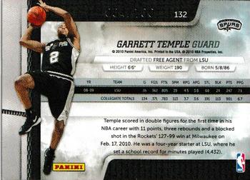 2009-10 Panini Absolute Memorabilia - Spectrum Gold #132 Garrett Temple Back