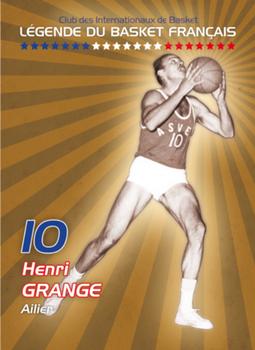 2018 Amicale des Internationaux de Basket Légendes du Basket Français: Série 6 #NNO Henri Grange Front
