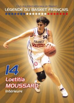 2018 Amicale des Internationaux de Basket Légendes du Basket Français: Série 6 #NNO Loetitia Moussard Front
