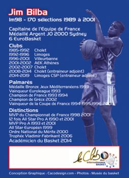 2019 Amicale des Internationaux de Basket Légendes du Basket Français: Série 7 #NNO Jim Bilba Back