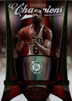 2009-10 Panini Certified - Champions Red #3 Bill Russell Front